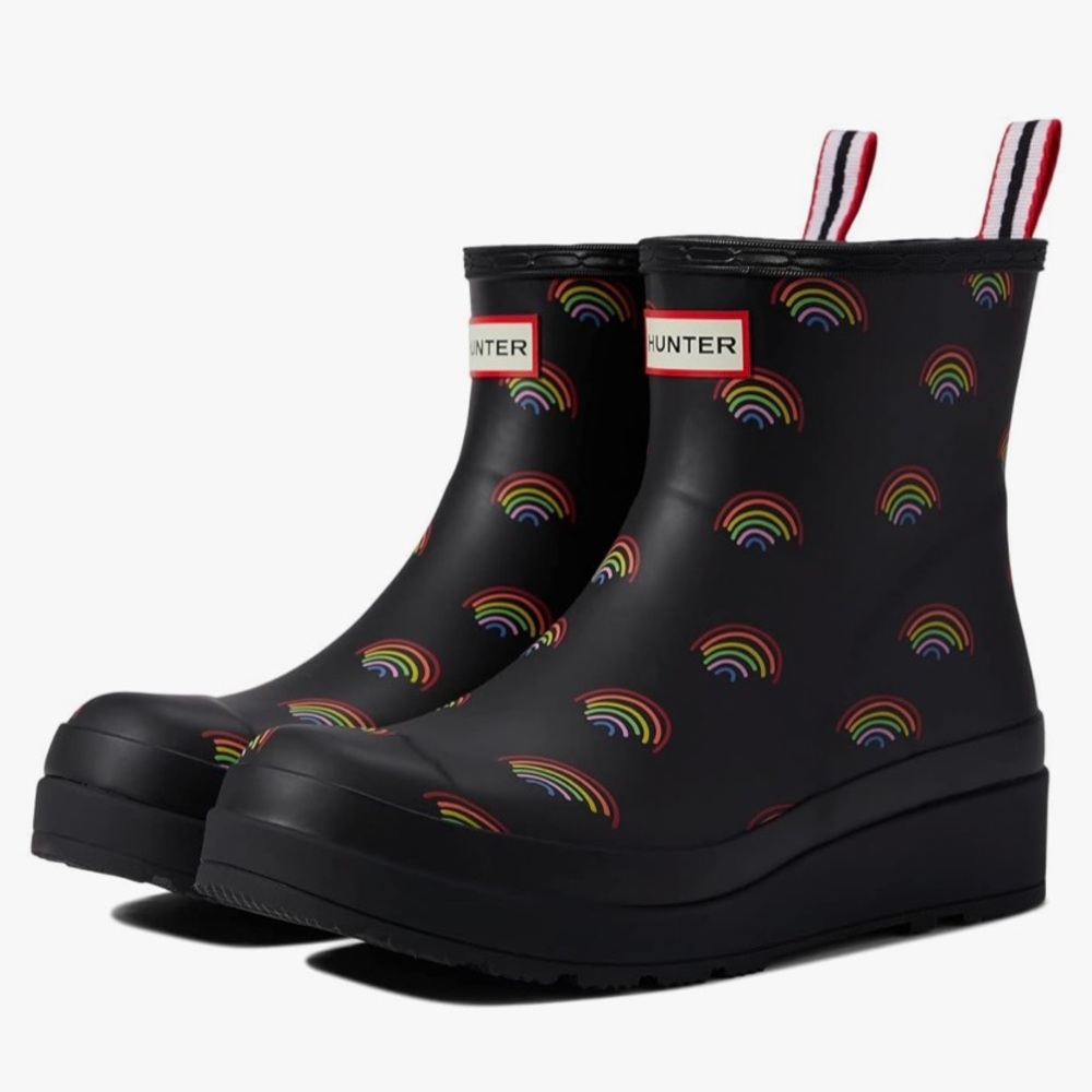Hunter | Play Mini Rainbow Short Rain Boots